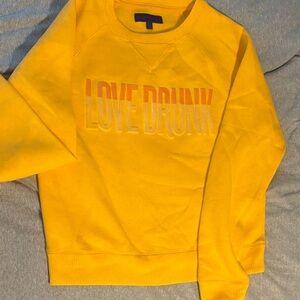 Aeropostale Yellow Crewneck Sweater